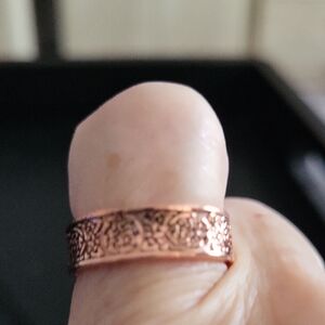 Intricate Copper-Toned Ring